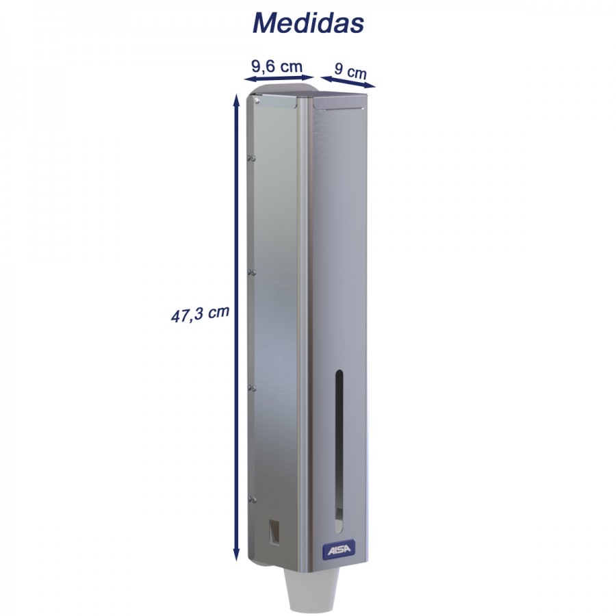 Porta Copos Suporte Dispenser de Copos em Inox 200ml